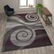 Flash Furniture Purple 6' x 9' Modern Swirl Pattern Area Rug OKR-RG1103-69-PU-GG - alternate 1